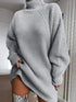 'Indira' Dropped Shoulder Sweater Dress - Celes Fashion